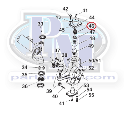 Dana 60, King Pin Upper Spring